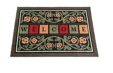 Welcome Doormat Outdoor Heavy Duty 20 X 30 Home Door Mat Beige Multicolor USA