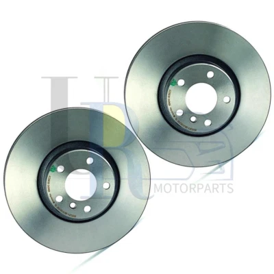 Rotor de freno de disco delantero Brembo 2 piezas para BMW X5 2007 2008 2009 2010 2011 2012 2013 Foto 1 de 4