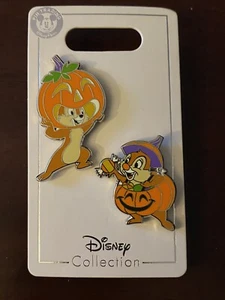 Disney Parks 2021 Chip And Dale Halloween Pumpkins Pin Neu - Bild 1 von 3