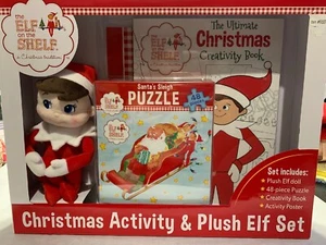 Juego de ACTIVIDADES DE NAVIDAD Y ELFOS DE FELPA The Elf on the Shelf - Nuevo en caja - Imagen 1 de 8