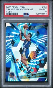 Trayce Jackson-Davis - 2023 Revolution Cubic SP #06/50 Rookie RC #131 PSA 8 - Foto 1 di 2