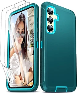 For Samsung Galaxy A35 5G Case W/ Shockproof Heavy Duty Cover, Screen Protector - Picture 1 of 9