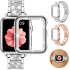 Bling iWatch Strap Case For Apple Watch Band Series 6 5 4 3 2 1 SE 38 40 42 44mm