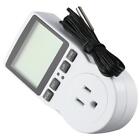 White Thermostat Controller Day Night Timer Timer Regulator  Reptile Greenhouse