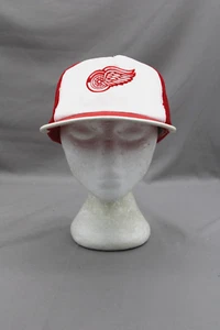 Detroit Red Wings Hat (VTG) - Classic Trucker by Ted Fletcher - Adult Snapback - Picture 1 of 8