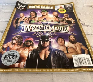 WrestleMania 30 2014 WWE Pro Wrestling Magazine Poster Undertaker Andre Savage - Picture 1 of 2