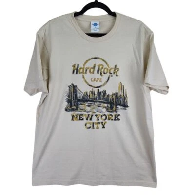Hard Rock X PACSUN Mens T-Shirt Large New York City Big Apple Streetwear Cafe - Image 1 of 4