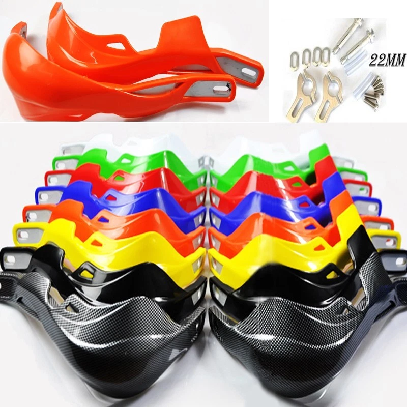 NARANJA Guardamanos 4 Kawasaki KLX110 KLX140 KLX140L KLX150 KLX250 KLX450R KLR650 Foto 1 de 3