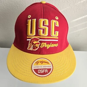 De colección USC Trojans NCAA Troyanos Rojos SC Auténtica Ropa Sombrero Snapback Gorra Hombres - Imagen 1 de 8