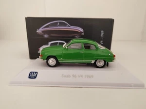 Saab 96 V4 1969 verde Atlas 1:43 - Foto 1 di 4