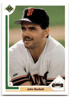 1991 Upper Deck #577 John Burkett - Image 1 of 2