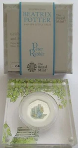 United Kingdom 50 Pence 2020 Beatrix Potter Peter Rabbit Silver Proof - Picture 1 of 3