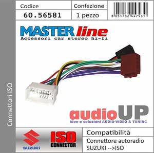 Connettore radio ORIGINALE a ISO Altop. + alimentaz. SUZUKI AERIO DA 2003 IN POI - Foto 1 di 2