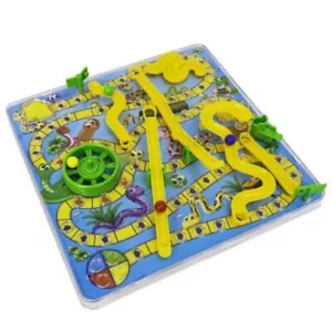 3D Snakes and ladders Kids Children's Board Game Traditional Family Toy - Picture 1 of 4