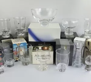 Dartington Glass Boxed Items- Sold Individually -Vases Candle Holders Bowls etc - Picture 1 of 104