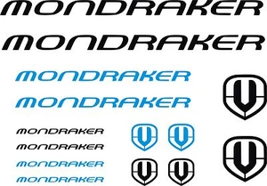 KIT - PEGATINAS - STICKERS - VINILO -LAMINA- PACK- BICICLETA - BIKE - MONDRAKER - Imagen 1 de 19