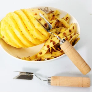 V Shaped Stainless Steel Pineapple Eye Peeler Remover Fruit Tools - Picture 1 of 9