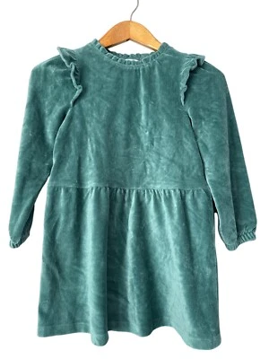 J. Vestido CREW Crewcuts Verde Volantes Niñas Talla 8 Foto 1 de 4