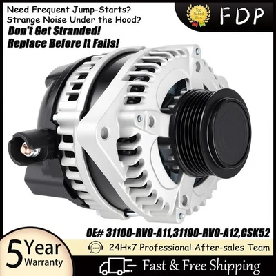 New Alternator For 2014-2017 Honda Odyssey 3.5L 130Amp 11775N Foto 1 de 4