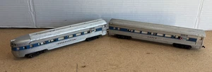 Lote de 2 vagones de tren de observación Athearn escala HO Amtrak autobús de pasajeros - Imagen 1 de 11