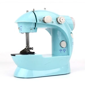 Mini Electric Sewing Machine Double Thread 2 Speed Home Desktop US 110V - Picture 1 of 13
