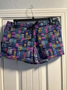 Patagonia Wavefarer Board Shorts Womens Size 6 Surf Swim Aztec Multicolor Tie - Picture 1 of 6