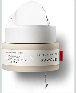 RAWQUEST Echinacea crema idratante calmante 1,69 oz / 50 ml ipoallergenica K-Beauty - Foto 1 di 5