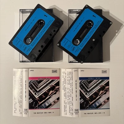 THE BEATLES - 1962-1996 / 1967-1970 (RARE YUGOSLAVIAN DOUBLE CASSETTE TAPE SET) - Image 1 of 4
