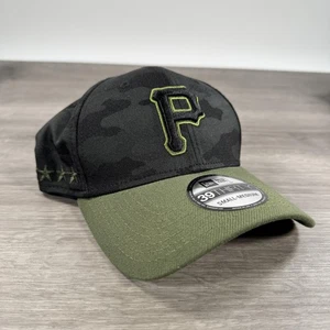 Pittsburgh Pirates tarnfarbene Mütze Kappe nicht verstellbar Herren Small Medium MLB Militär New Era - Bild 1 von 8