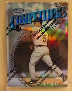 1997 Topps Finest SILVER REFRACTOR Jeff Bagwell #318 HOF RARE UNCOMMON PARALLEL - Bild 1 von 2