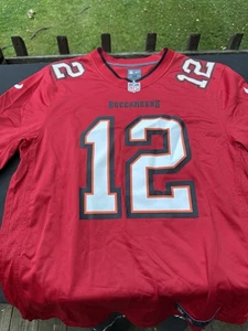 Tampa Bay Buccaneers On Field Jersey Brady 12 Size M Nike NFL Players Excellent - Picture 1 of 5