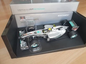 F1 Mercedes GP 2010 Team MGP W01 #4 Rosberg 1 18 Minichamps RARO - Foto 1 di 7