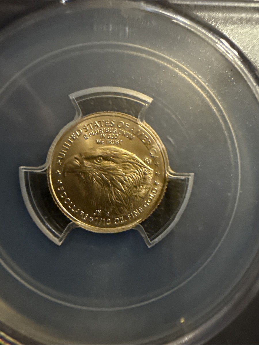 American Eagle PCGS Certified Gold Bullion Coins Grade MS 70