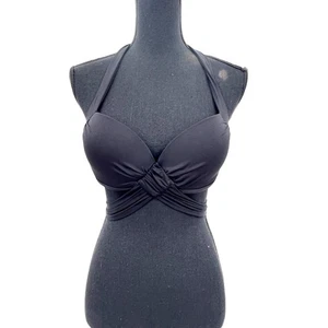 Victoria's Secret Swim Wrap Multiway Bandeau Bikini Oberteil Schwarz Gr. 34 C - Bild 1 von 6