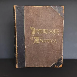 1872. Picturesque America. Vol I Only. BRYANT, W. C. Yosemite Plates. Scenery. - Picture 1 of 20