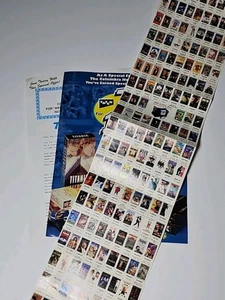 Vintage 1999 Columbia House Movie Club Stamp Sheet VHS Mail Away Offer  - Picture 1 of 5