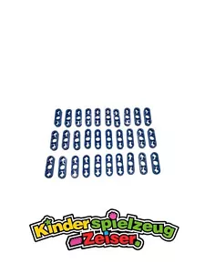 LEGO 30 x Liftarm blau Blue Technic Liftarm Thin 1x3 Axle Holes 6632 - Bild 1 von 2