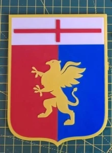 LOGO GENOA CALCIO STEMMA GENOA CALCIO GADGET GENOA SERIE A GRIFONE GENOA DESIGN - Foto 1 di 1