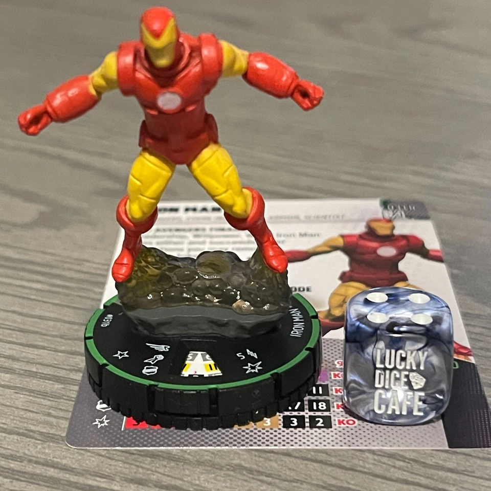 Marvel Heroclix Avengers 60 031b Iron Man Raro Prime Foto 1 de 1