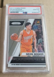 2017-18 Panini Prizm - Fundamentals Devin Booker #14 PSA 10 - Bild 1 von 2