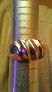 VINTAGE STERLING SILVER RING - SIZE 8 - 12 GRAMS - Picture 1 of 6