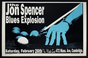 The Jon Spenser Blues Explosion POSTER 1995 Silkscreen Signed Kozik First Print - Picture 1 of 3
