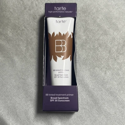 Tarte BB Cream Tinted Treatment 12 Hour Primer Deep SPF 30 Sunscreen 8/23 New - Image 1 of 4