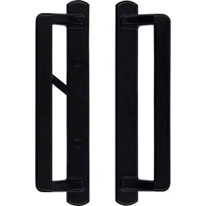 Juego de manijas de puerta corredera PGT | Distancia entre orificios 3-7/8 | Manija de puerta corredera - Negro - Imagen 1 de 21