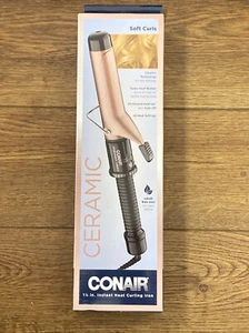 Plancha de Curado Calor Instantáneo Conair Cerámica 1 1/4", Para Rizos Suaves Nueva Sellada - Imagen 1 de 19