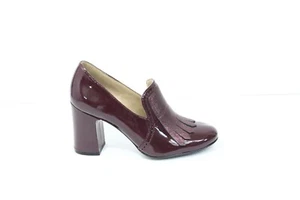 Naturalizer Sammy Heeled Loafer New Women Kiltie Fringe Shoe sz 6 Patent Leather - Picture 1 of 10