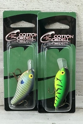 BNIB Lot of 2 Cotton Cordell Crankbait Big O Lure 1/3 oz Fast Ships From USA - Image 1 of 2