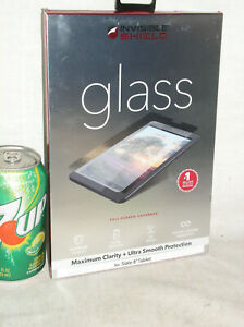 SEALED ZAGG INVISIBLE SHIELD GLASS FULL SCREEN PROTECTOR SLATE S8 8" INCH TABLET