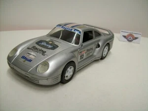 Porsche 959 #185 "Metge / Lemoyne" 1986, motor de retracción, plateado, Dickie 1:18 - Imagen 1 de 5