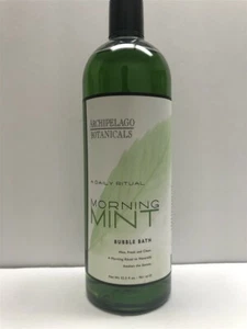 Archipelago Botanicals Morning Mint Luftpolsterbad 32,5 oz/961 ml, eingestellt! - Bild 1 von 4